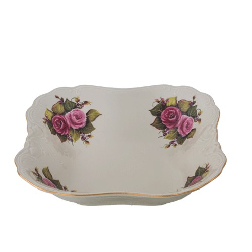 Square Salad Bowl 23cm