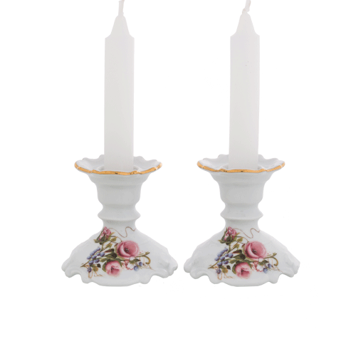Candle Holder Pink Buds